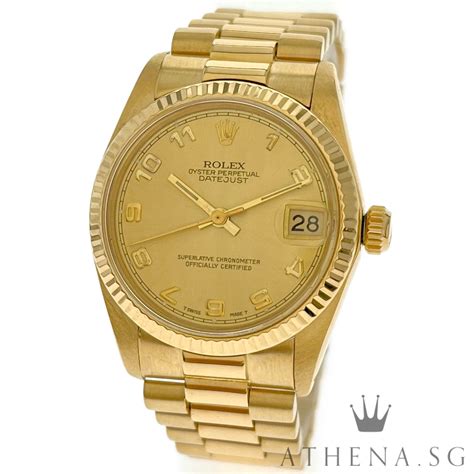 rolex datejust oro 6827|rolex 6827 specs.